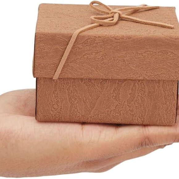 6 Pack Small Gift Boxes Velvet Pillow 3.5 x 3.5 in - Picture 5 of 9